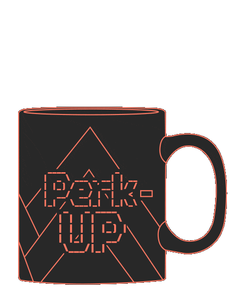 "Perk Up mug"