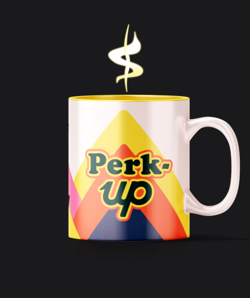 Perk-Up gives you a chance to score a free coffee weekdays from 7-11am.