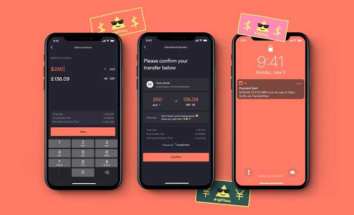 Demo of Up's TransferWise integration