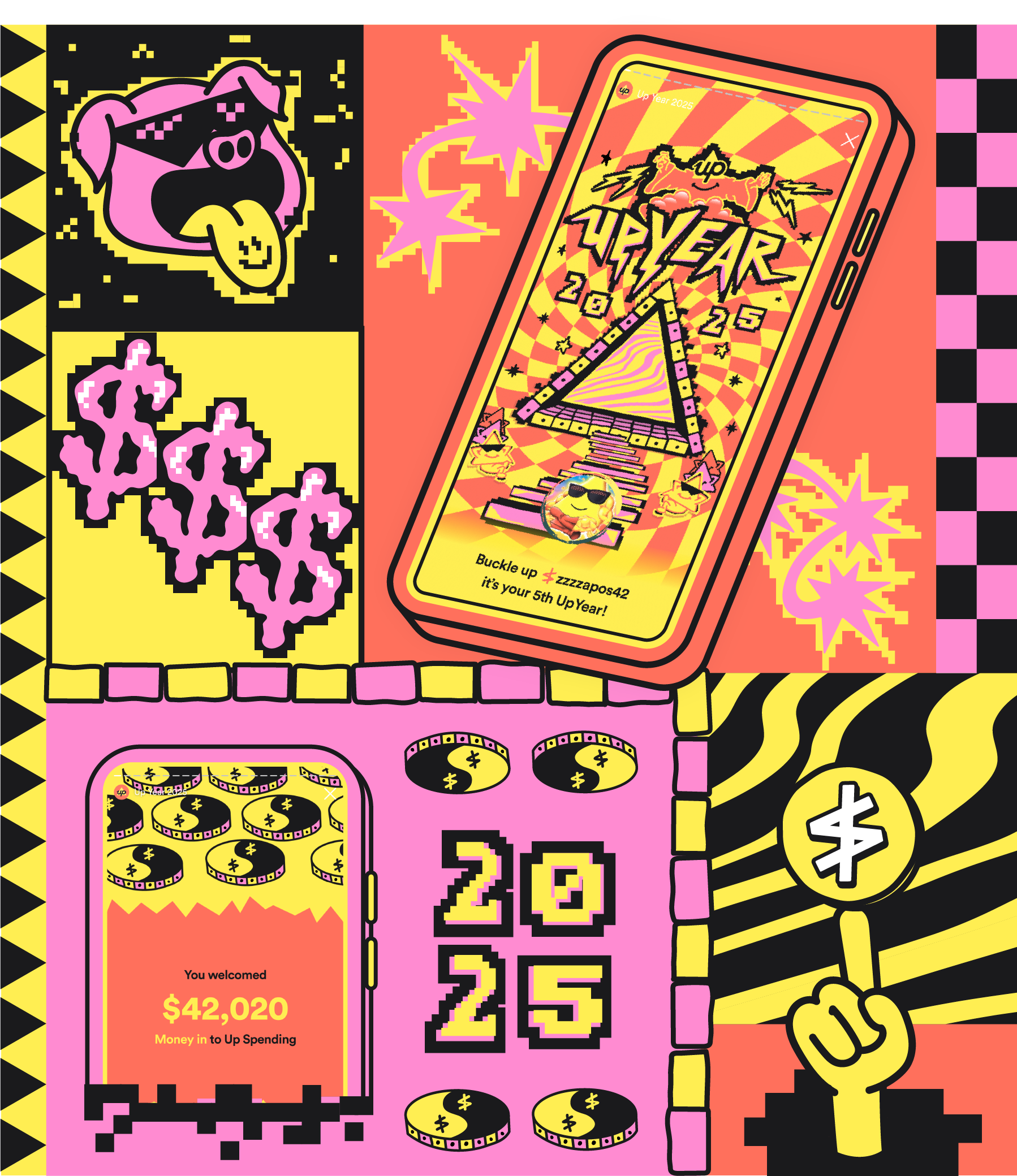 Up Year product imagery 2025