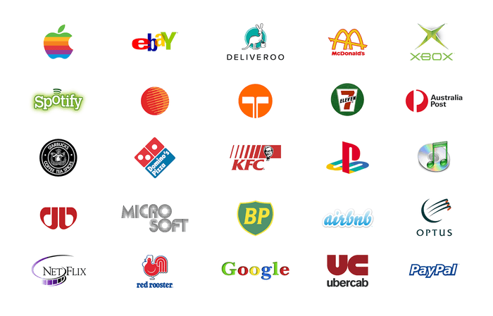 Retro logo examples