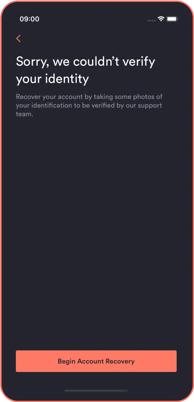 Sorry, We Couldn’t Verify Your Identity