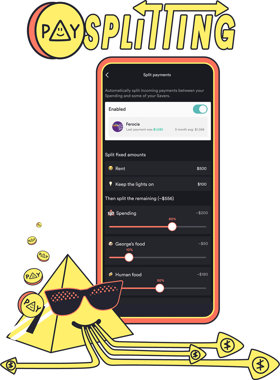 pay splitting in app