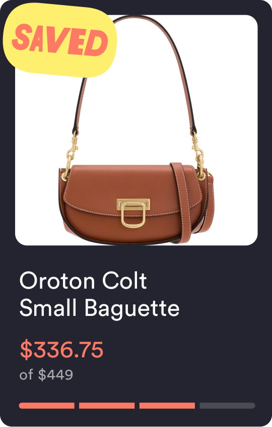 Oroton Colt Small Baguette