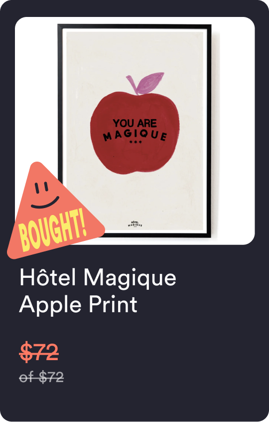 Hôtel Magique Apple Print